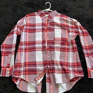 Boyfriend flannel from Old Navy.